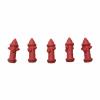 Qianly 1/64 Scale Fire Hydrants Models Detailed Miniature Weathered Finish Diorama Accessories for Collectors, Hobbyists view 1