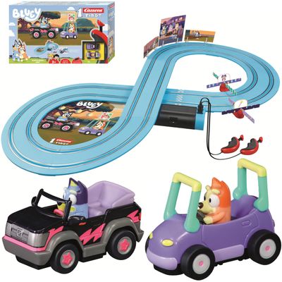 Carrera First Bluey Toy Slot Car Race Track Set Bluey & Bingo (Ages 3+)