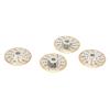 Alomejor 4pcs RC Counter Weight Brake Disc, Brass Wheel Weights Hex Adapter with Precise Size Control for Axial SCX24 C10 1/24 RC Car view 4