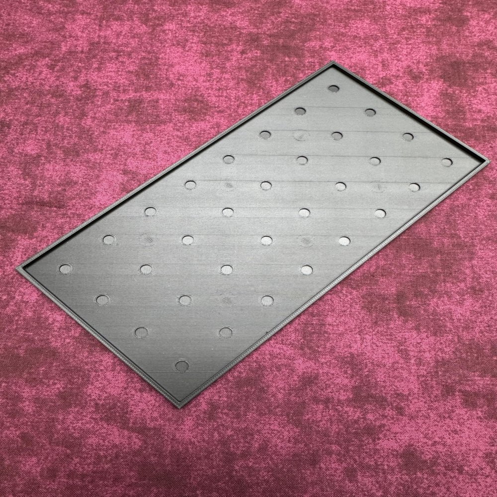 25mm Square Movement Trays for Tabletop Wargaming Miniature Unit Movement Tray, Rank and Flank Army Formation Base Holder, Durable 3D Printed Gaming Accessory (5, 8x4 (200x100mm))