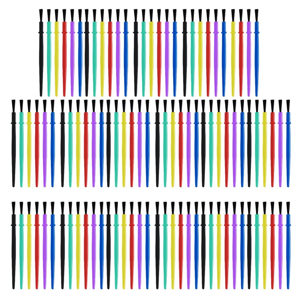 100PCS Colorful Painting Brushes for Childrens Art Activities and School Projects Watercolor Pen Colorful Painting Tools
