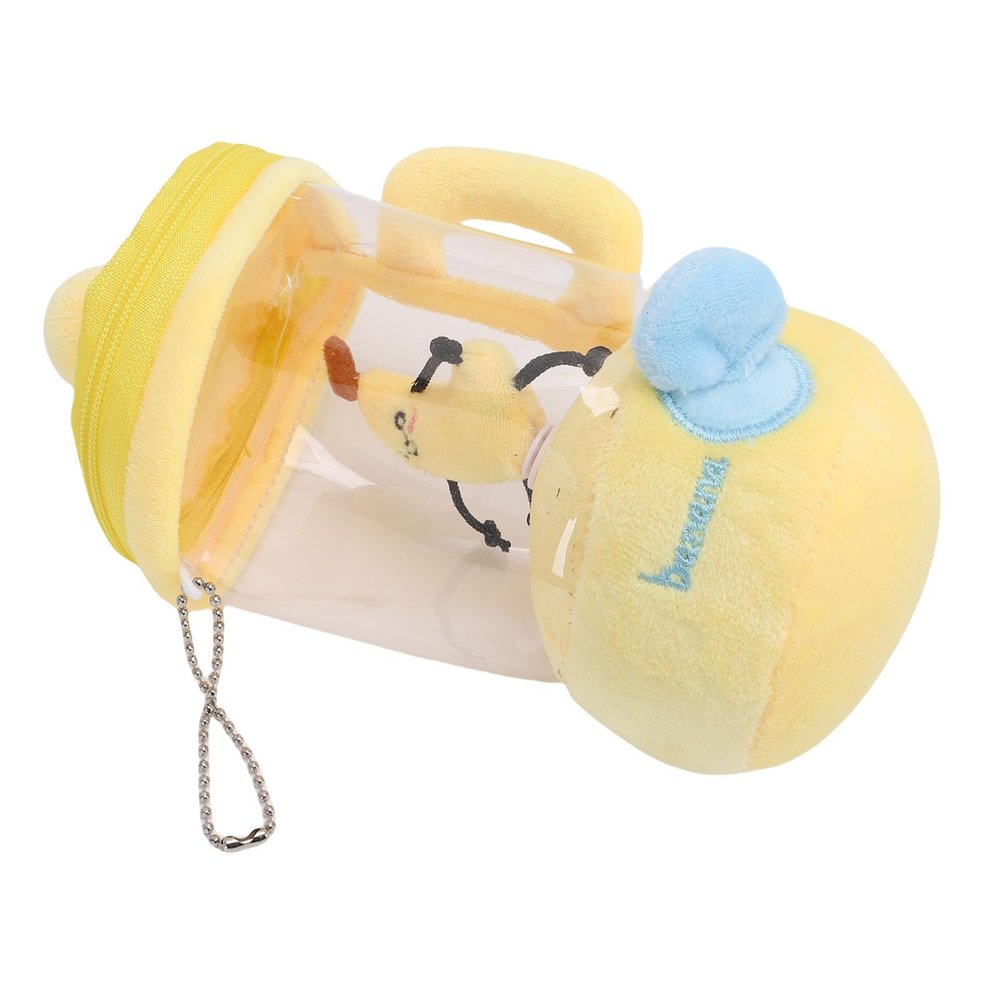 Dpofirs Interactive Rotating Fruit Plush Toy | Soft Cartoon Juicer Blender Keychain Pendant For Bag Stress Relief And Kids (Banana)