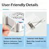 Miniature Split Air Conditioner Model - 1:12 Scale Diorama Accessory for 6" Action Figure Scene & Collectible Display (WhiteAirConditioner) view 3