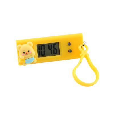 ordinarYone Mini Portable Hanging Clock for Kids Lightweight Design Transparent Dials Teaching Time Safe Materials Fun C