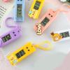 ordinarYone Mini Portable Hanging Clock for Kids Lightweight Design Transparent Dials Teaching Time Safe Materials Fun C view 3