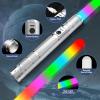 2PCS Light Up Swords Sabers,24.4inch Compact Size,Unique Rainbow Running Lights Effect,Light Up Toy with Durable Metal Handle,Suitable for Cosplay,Party Decoration, Birthday Gift for Teens and Adults view 3