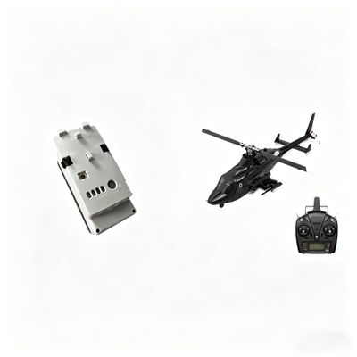 YUXIANG F02-V 1/34 Scale 6-Channel 2.4GHz Tail-less 6G/3D RC Helicopter RTF Edition (with Lights, Brushless Motors, Gyro Stabilization System, And 1/2 Mode Switching) Enhanced Wind Resistancel