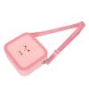 ZGHUNVRE Silicone Kids Camera Bag, Cute Cartoon Animal Design Shockproof Large Capacity Camera Carrying Case with Adjustable Shoulder Strap for Children Over 3 Years (Pink Pig) view 3