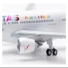 ALHROEUO Miniature Scale 1 200 for Qantas Airlines Airbus A330-200 Airliner Aircraft Model Simulation Static Ornaments Flying Toy Game Kits view 3