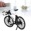 Omquot Mini Alloy Mountain Bike Model with Fun Desk Decoration for Kids and Enthusiasts for Office and Home (White) view 2