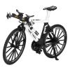 Omquot Mini Alloy Mountain Bike Model with Fun Desk Decoration for Kids and Enthusiasts for Office and Home (White) view 3