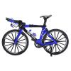 Omquot Mini Alloy Mountain Bike Model with Fun Desk Decoration for Kids and Enthusiasts for Office and Home (Blue) view 1