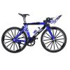 Omquot Mini Alloy Mountain Bike Model with Fun Desk Decoration for Kids and Enthusiasts for Office and Home (Blue) view 2