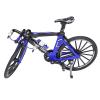 Omquot Mini Alloy Mountain Bike Model with Fun Desk Decoration for Kids and Enthusiasts for Office and Home (Blue) view 3