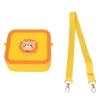 ZGHUNVRE Silicone Kids Camera Bag, Cute Cartoon Animal Design Shockproof Large Capacity Camera Carrying Case with Adjustable Shoulder Strap for Children Over 3 Years (Yellow Lion) view 2