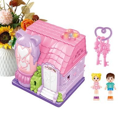 Doll House - Doll Home with Lights and Music, Pretend Play House, Surprise Transformation Villa, Educational Playset for Home Classroom Bedroom, Gift for Birthday Holidays Preschool Kindergarten