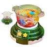 Mingzhe Kids Hot Pot Maker Cooking Toys Interactive Kitchen Toy with Bubble Sound Light Simulation DIY Hot Pot Machine for Toddlers Girls Boys Plastic Brigh (Green) view 1