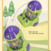 Hidyliu Mini Space Rocket Claw Machine Portable Colorful Toy for Children Exercise Thinking Ability Tabletop Game for Family Fun Plastic Material (Green) view 2