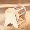 Hidyliu Wooden Rattle Rolling Drum Educational Logic for Toddler, Hand Eye Coordination Development, Safe Basswood Material view 3