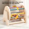 Hidyliu Wooden Rattle Rolling Drum Educational Logic for Toddler, Hand Eye Coordination Development, Safe Basswood Material view 4