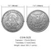 1893 Mighty Dragon Lucky Coin Pendant - US Liberty Eagle Novelty Hobo Morgan Necklaces Coin Funny Coin Ring Pendant Jewelry Bag view 3