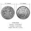 1893 Devil and Witches Lucky Coin Pendant - US Liberty Eagle Novelty Hobo Morgan Necklaces Coin Funny Coin Ring Pendant Jewelry Bag view 3