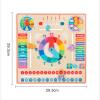 Luwecf Wooden Calendar Clock Educational Toy Teaching Aids Gift Portable Game Wooden Clock Learning Toy Children view 4