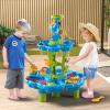HeySplash Water Table for Toddlers, 3-Tier Kids Water Table for Boys Girls Over 3 Years, Outdoor Toys Sensory Table with 13 Piece Toy Accessories, Sand Table for Outdoor Beach Backyard Garden Summer view 2