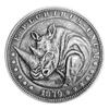 1879 Rhino Lucky Coin Pendant - US Liberty Eagle Novelty Hobo Morgan Necklaces Coin Funny Coin Ring Pendant Jewelry Bag view 1