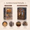 MiniCity 2-Piece Book Nook Kit Set, Pantheon and Notre-Dame Models with LED view 3