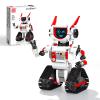 Mould King AI Robot Building Block Set, 530PCS Smart Interactive Robot with GPT Voice Control, Expressive LED Face, APP Control, STEM Educational Toy for Age 14+/Adults-Red view 1