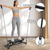 Balance Board for Adults, Sliding Ski Machine Rocking Stepper with Resistance Bands, Portable Wobble Board Featuring LCD Monitor, 300Lbs Capacity Ski Twister Trainer for Full Body Workout at Home Gym view 3