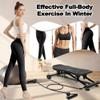 Balance Board for Adults, Sliding Ski Machine Rocking Stepper with Resistance Bands, Portable Wobble Board Featuring LCD Monitor, 300Lbs Capacity Ski Twister Trainer for Full Body Workout at Home Gym view 4