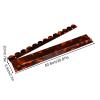 Acrylic Mahjong Racks Set, 20" Tortoise Mahjong Racks with Pushers, Detachable Magnetic Mahjong-Pushers, Clear Long-Lasting for Family Friends Entertainment Fun view 2