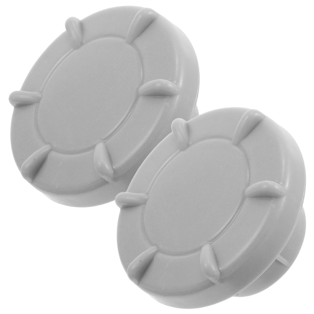 VICASKY Slide Screw Caps and Plastic Nut Covers 2pcs Gray Threaded Mounting Nuts for s Indoor Play Slide Accessories Playground Fixing Solution