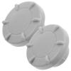 VICASKY Slide Screw Caps and Plastic Nut Covers 2pcs Gray Threaded Mounting Nuts for s Indoor Play Slide Accessories Playground Fixing Solution view 1