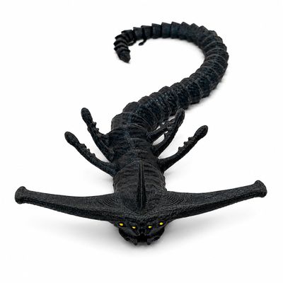 3D Printed Flexible Mythical Sea Monster Toys, Leviathan