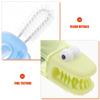 SECFOU 3pcs Multi-use Bottle Cleaning Brush Set for Bottles with Groove and Lid Scrubber for Narrow Neck Cups and Insulated Flask Cleaning view 3