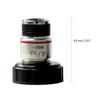 4pcs Achromatic Microscope Objective Lens Set 4X 10x 40x 100x Brass Rms Thread Biological Lab Objective for Compound Microscopes Educational and Clinical Use view 4