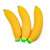 3pcs Fake Banana Strawberry Stress Relief Fidget Toy, Desk Accessory, Lightweight Squeeze Toy for Adults, Novelty Office Decor & Relaxation Tool view 1