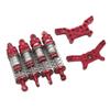 Remote Control Car Metal Fittings Oil Shock Absorber Bracket Kit Compatible with 14210 14209 RC1/14(Red) view 1