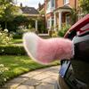 Remote Control Electric Car Tail, Cute Fuzzy Tail Car Decoration, Rechargeable Plush Animal Moving Tails with Voice & Touch Control, for SUV Bike Motorcycle (G) view 3