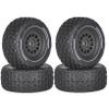 RC Car Tires Wheels Compatible With Arrma For Mini For MOJAVE For GROM 1/14 RC Car Upgrade 12mm Hex Wheel Tyres Accessory 4pcs 65mm Rubber Tires view 4