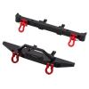 AQWBTYD Compatible with MN128 for MN 128 RC Crawler Car Upgrade Replacement Parts Accessories Metal Front and Rear Bumper with Tow Hook RC Assortment view 1