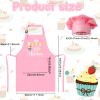 XLSXEXCL Kids Apron and Chef Hat Set, Adjustable Child Aprons view 2