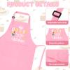 XLSXEXCL Kids Apron and Chef Hat Set, Adjustable Child Aprons view 3