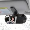 Car Seat Mirror for Baby Rear Facing, Baby Car Mirror With Wide-view Hd Glass - Easy Clip-on Backseat For To Observe Rear-facing Infant Safely (black) view 3