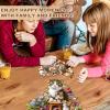 Wooden Puzzles for Adults, Cat Garden Wood Puzzles Adult, Unique Animal Shaped Wooden Jigsaw Puzzle, Creative Birthday Gifts for Friends/Family/Puzzle Lovers, Home Decor(M-11.4 * 11.3in 155pcs) view 2