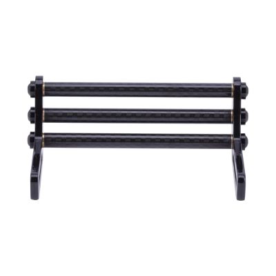 RC Bumper Accessories Compatible With SCX10 For TRX4 For Dodge 1/10 RC Crawler Car Upgrade Accessories Parts Carbon Fiber Front Bumper(Black)
