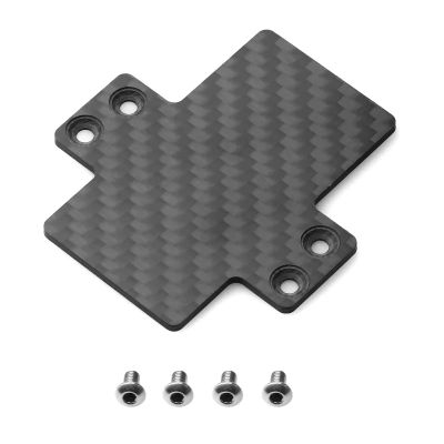 RC Cars Models Parts For Traxxas For Maxx 1/10 For Fit Max8 Max6 Xr8 Plus Castle X8S ESC Carbon Fiber Fixing Mount Plate RC Car Upgrade Parts